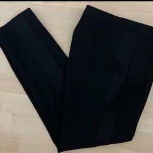 SONIA RYKIEL Paris Black Flat Front Tuxedo Style NWOT Dual Pocket US Size Small